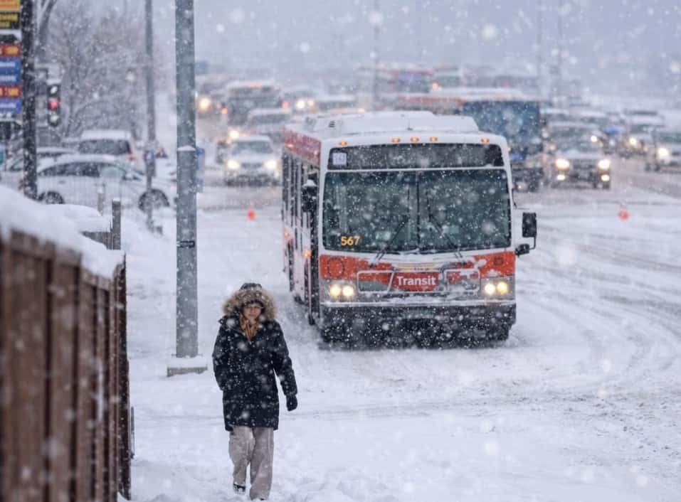 Calgary braces for up to 20 cm of snow as snowfall warning takes effect