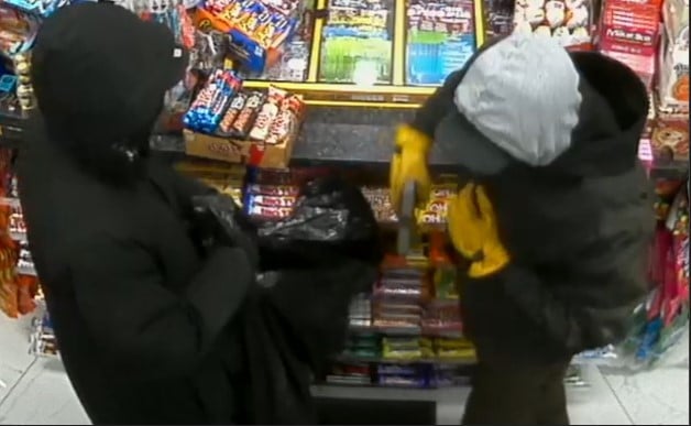 Two Masked Men Robbed a Blackfalds Gas Station Just North of Red Deer at Gunpoint. RCMP Need Your Help Finding Them.