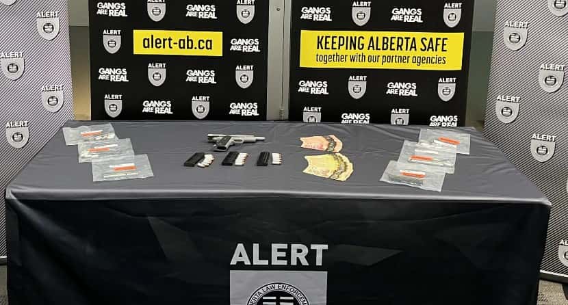 Two Lethbridge Men Charged After Loaded Handgun, Drugs, and $5,100 Cash Seized From North Side Home