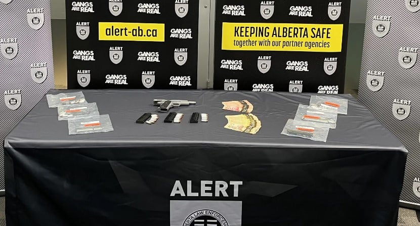 Two Lethbridge Men Charged After Loaded Handgun, Drugs, and $5,100 Cash Seized From North Side Home