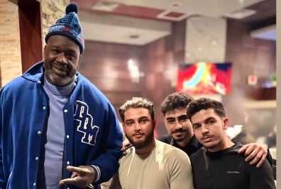 Shaq Spotted at Mazati Lounge in Edmonton Alberta