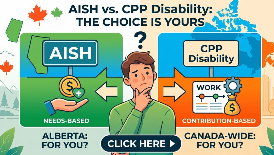 AISH vs CPP Disability in Alberta: Which Program Should You Apply For?