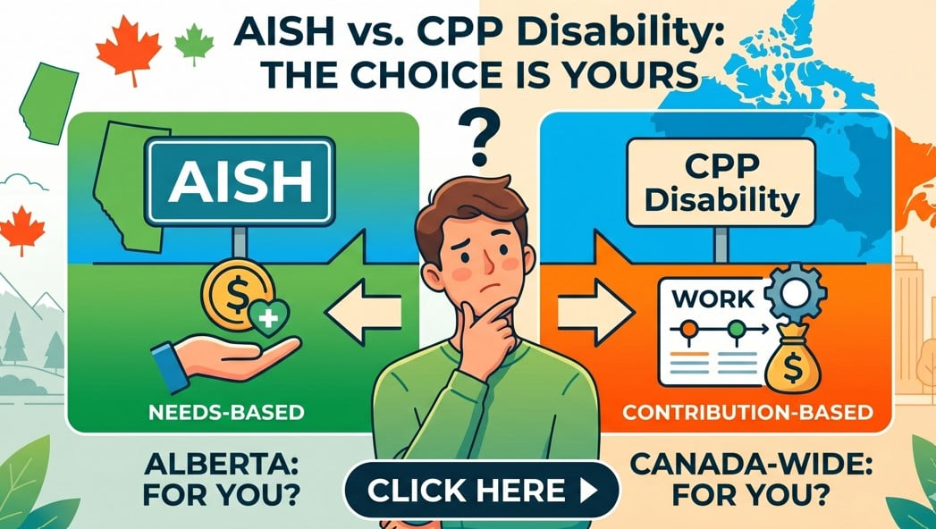 AISH vs CPP Disability in Alberta: Which Program Should You Apply For?