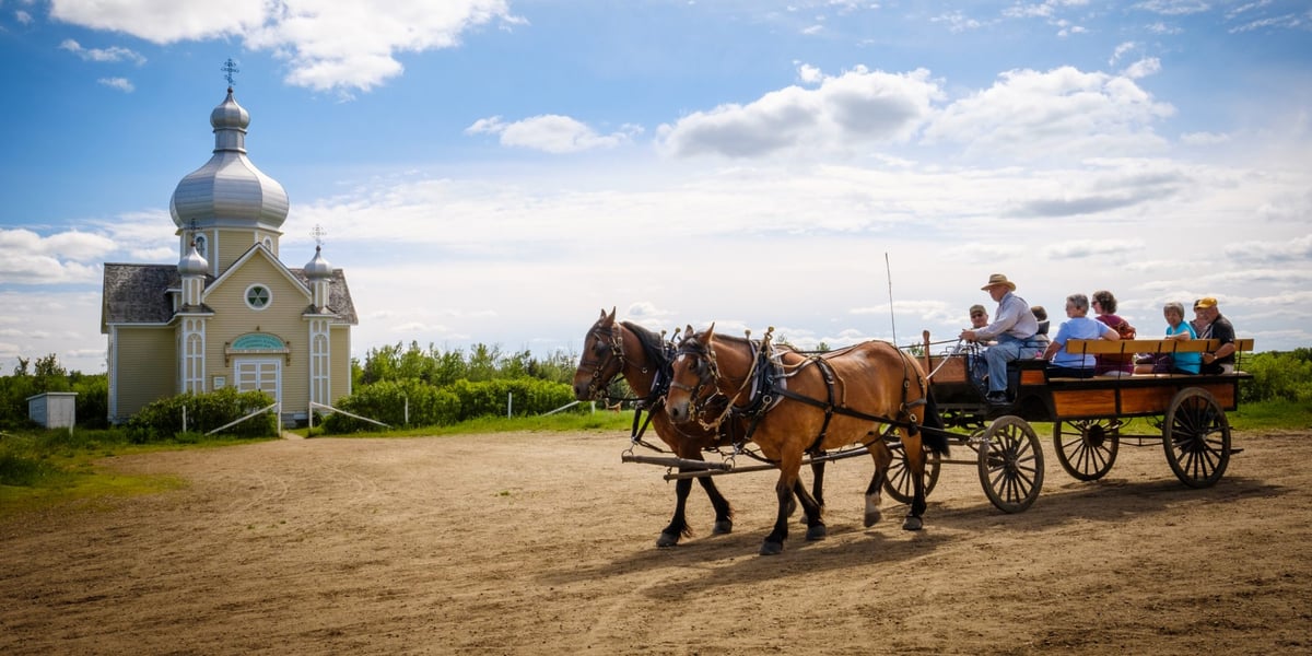 Alberta's Ukrainian Cultural Heritage Village Reopens One Year After a Fire Destroyed Its Visitor Centre and Decades of Irreplaceable Artifacts