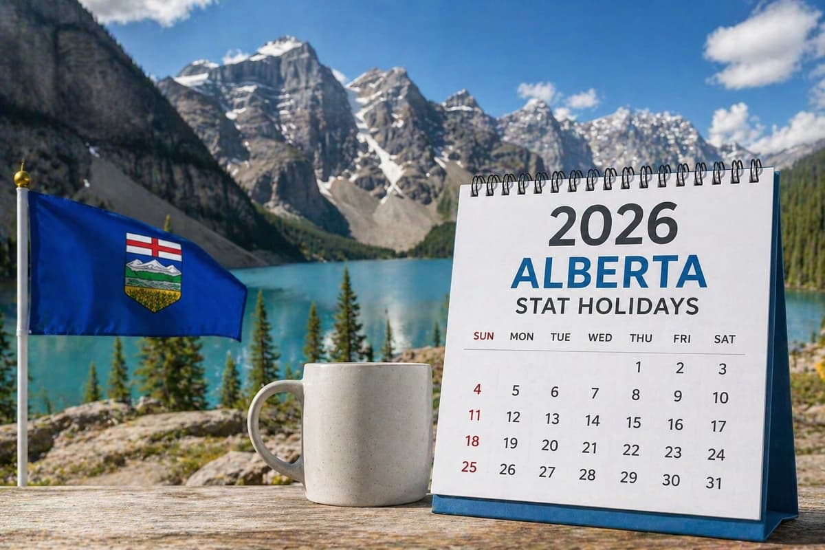 Alberta Stat Holidays 2026: Complete List of Dates, Long Weekends and What's Open