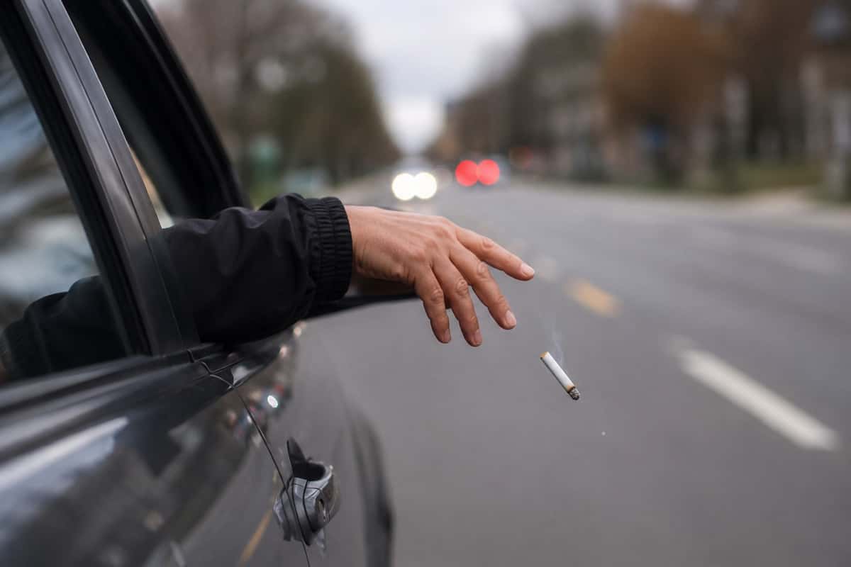 Calgary Driver Fined $1,000 for Throwing Lit Cigarette Out SUV Window