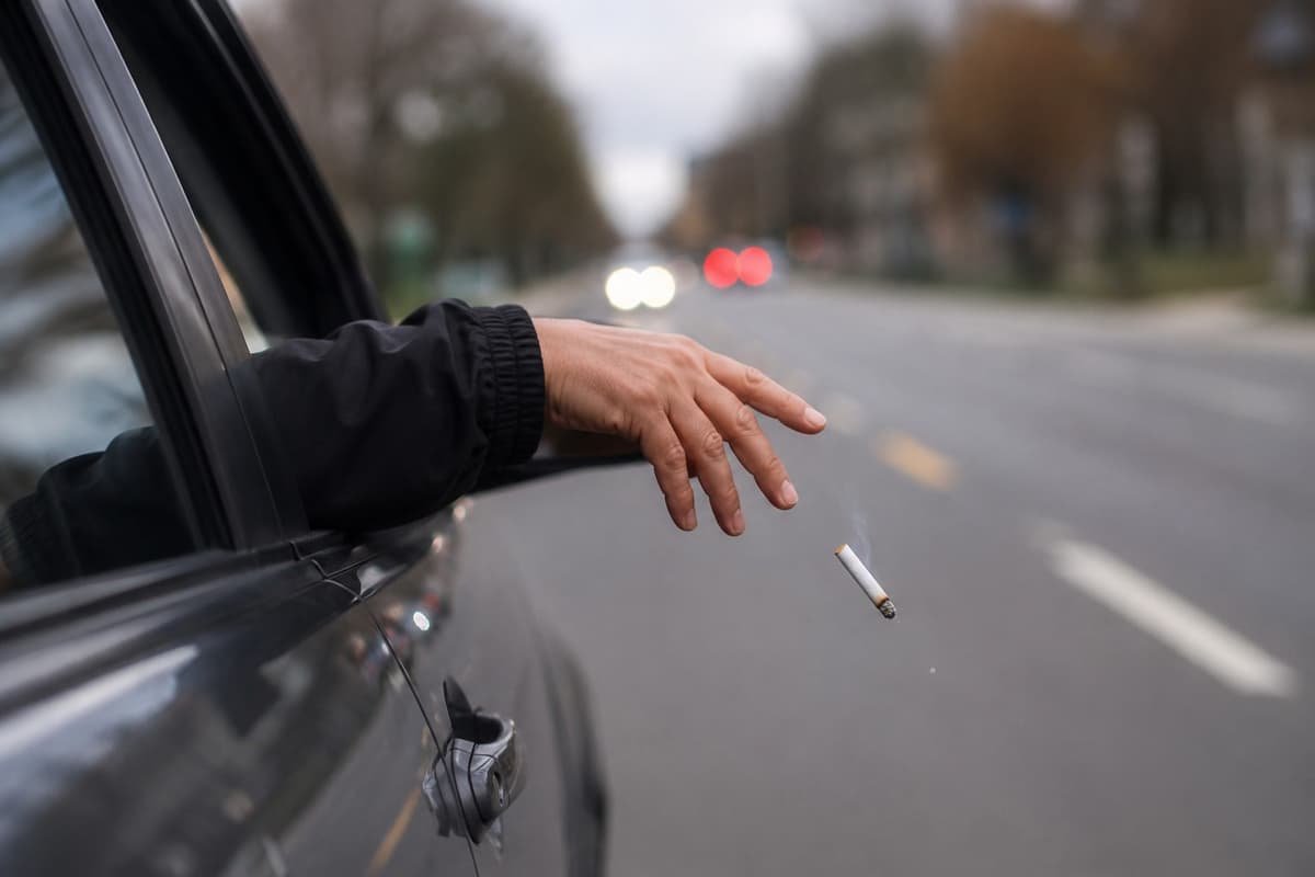 Calgary Driver Fined $1,000 for Throwing Lit Cigarette Out SUV Window