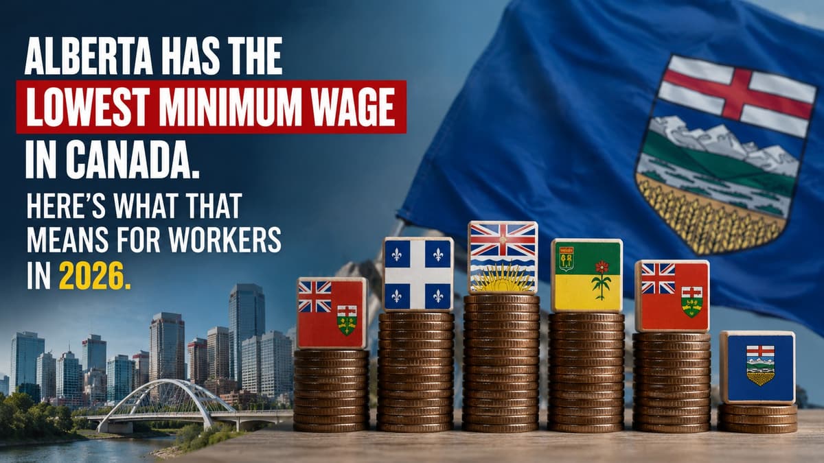 Alberta Has the Lowest Minimum Wage in Canada. Here's What That Means for Workers in 2026.