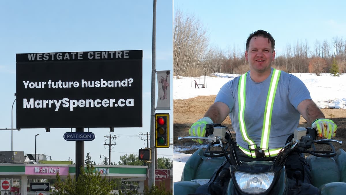 This Spruce Grove Man Bought Billboards Across Edmonton to Find a Wife
