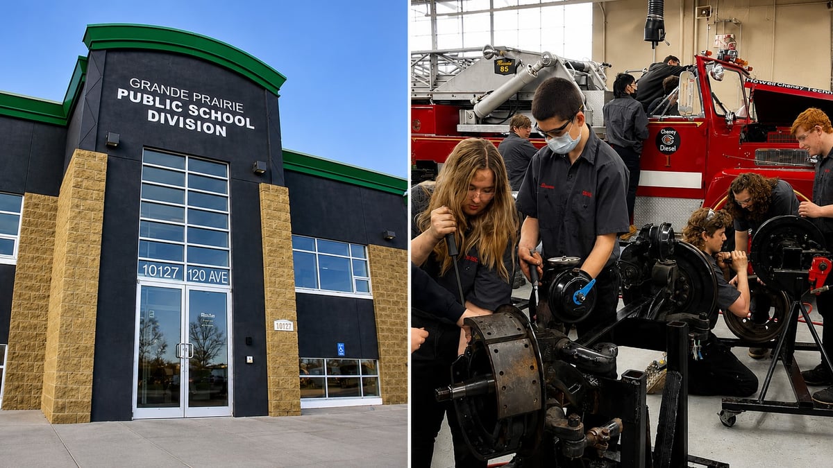 Grande Prairie Students Can Now Train as Heavy Equipment Technicians While Still in High School