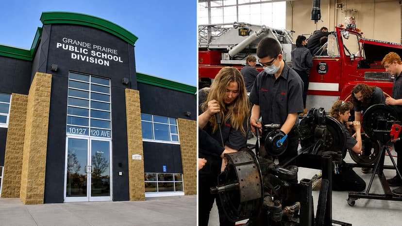 Grande Prairie Students Can Now Train as Heavy Equipment Technicians While Still in High School