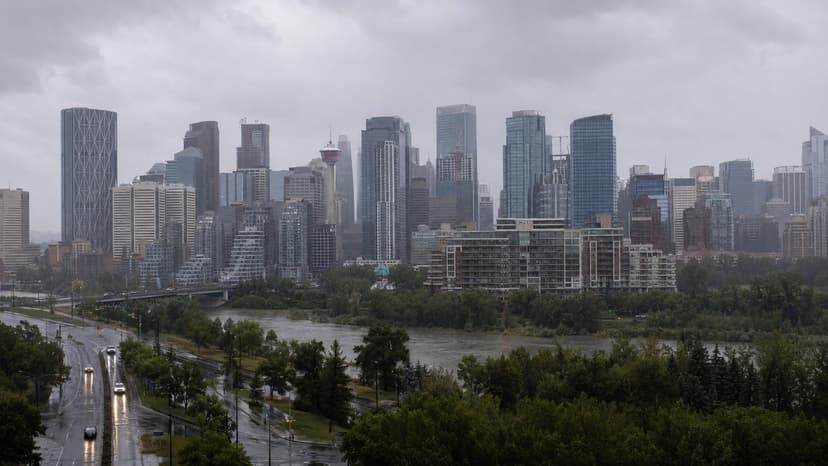 Calgary's Rainy Start to June Is Already Approaching a Month's Worth of Rain in Some Areas