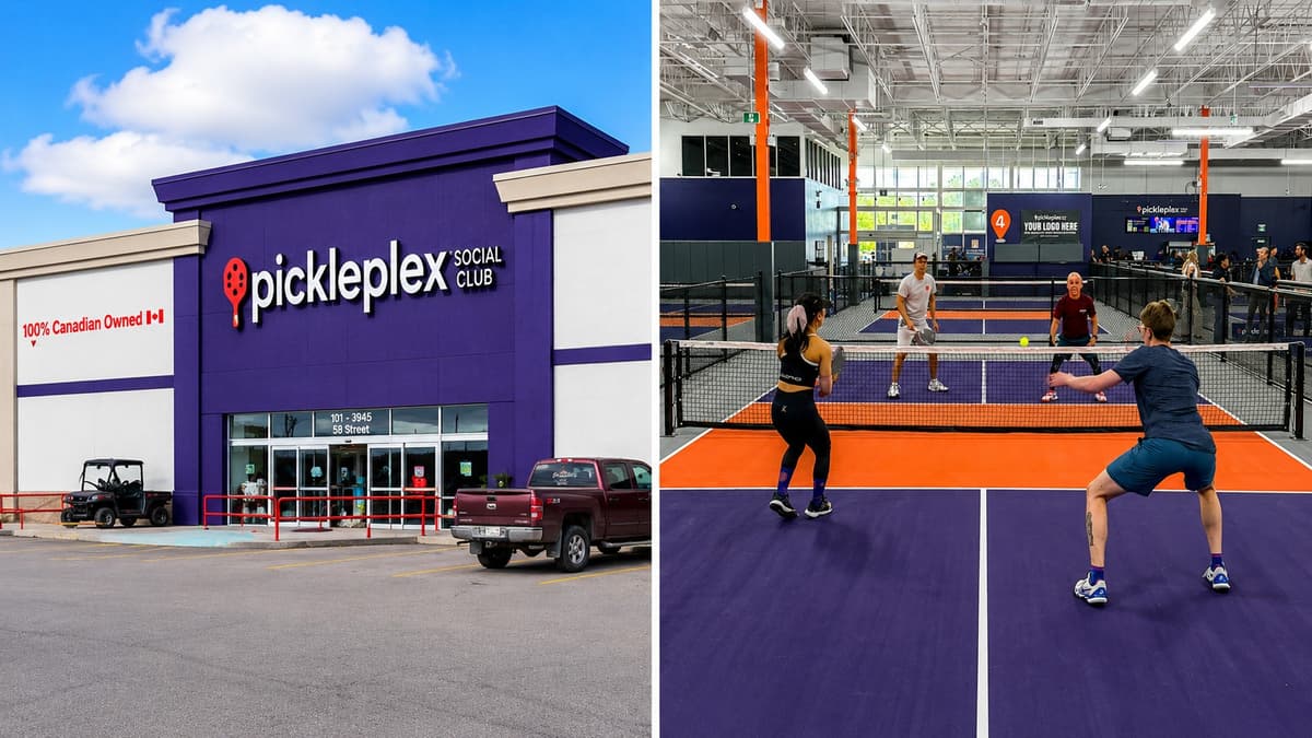 New Pickleplex Social Club Is Opening in Airdrie at the Former Peavy Mart Building