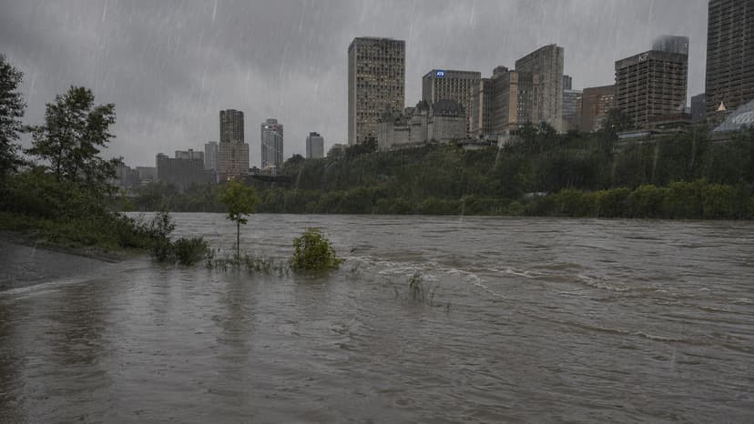 Edmonton Is About to Break a 112-Year Rainfall Record as Another Major Storm Brings Flooding This Weekend