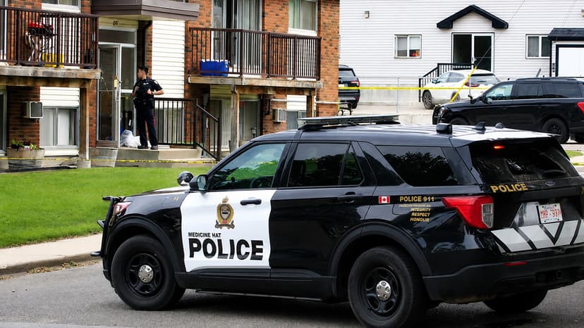 A Seven-Hour Standoff on Upland Drive SE Ended with Two Medicine Hat Men in Custody and 41 Criminal Code Charges