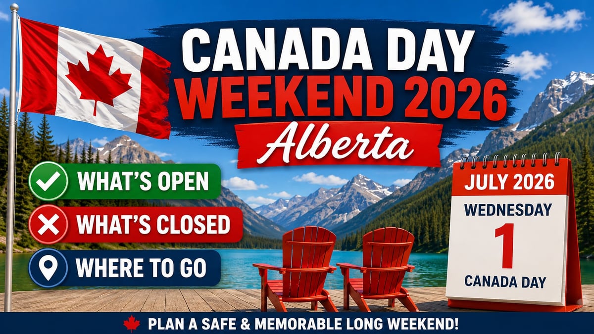 Canada Day 2026 Alberta: What's Open, What's Closed, and Where to Go
