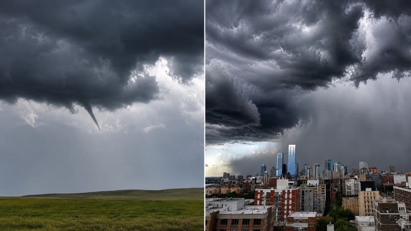 Tornado Watch for Edmonton, Spruce Grove, Stony Plain and Leduc Tonight: Large Hail, Heavy Rain and Damaging Winds Expected