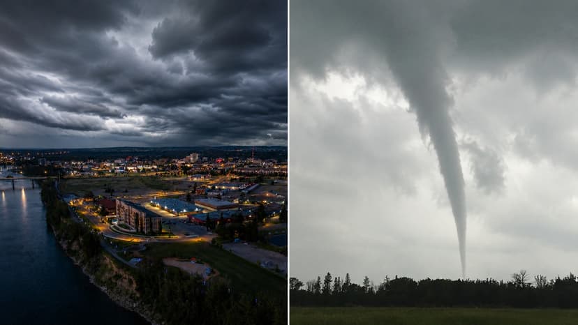 Red Deer Tornado Watch: Storms Move South Into Central Alberta Tonight With Large Hail and Damaging Winds