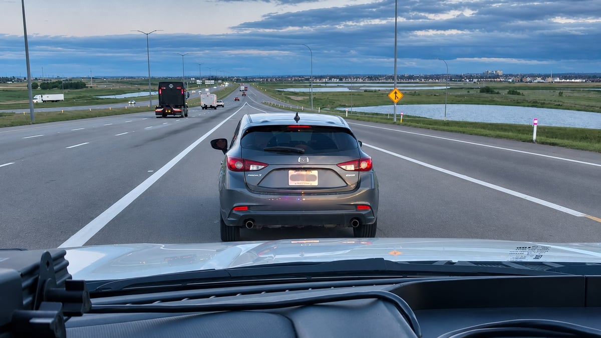 Calgary Driver Caught Going 191 km/h on Stoney Trail While Watching a Video, Then Failed a Breathalyzer