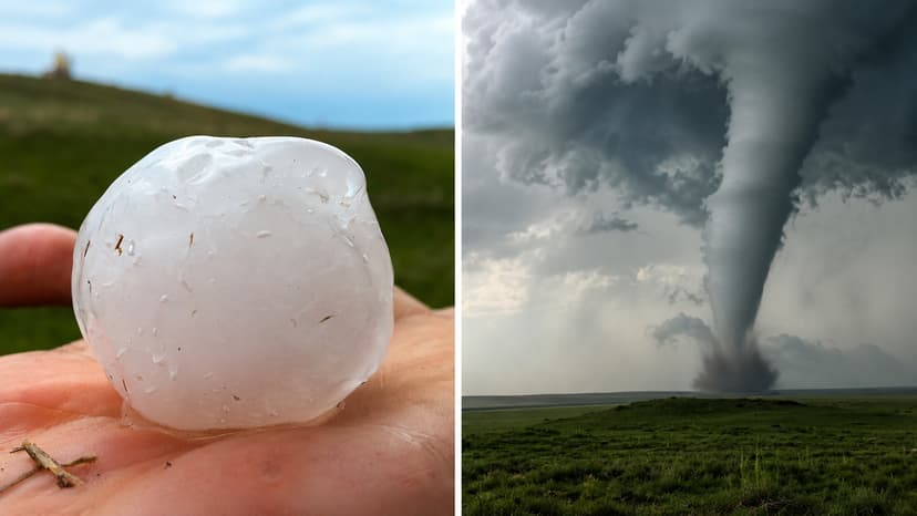 Edmonton Tornado Risk Today: Environment Canada Warns of Extreme Storm Threat With Baseball-Sized Hail East of the City