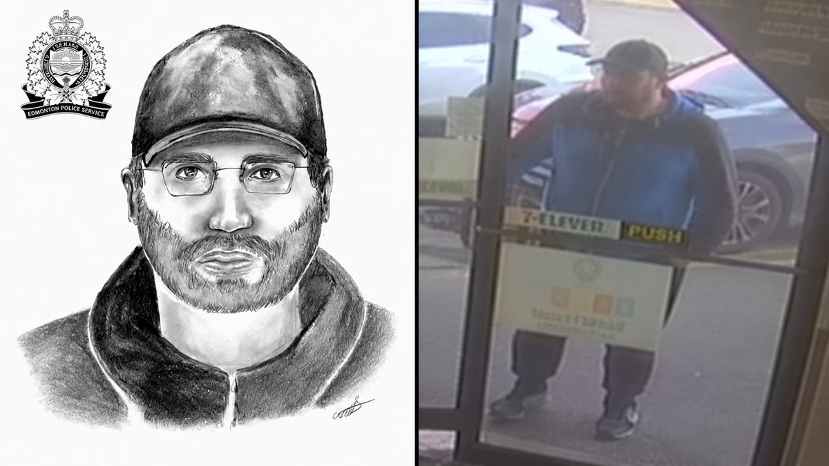 Edmonton Sexual Assault Suspect: Police Release CCTV and Sketch of Man Seen Twice Near Saddleback Road