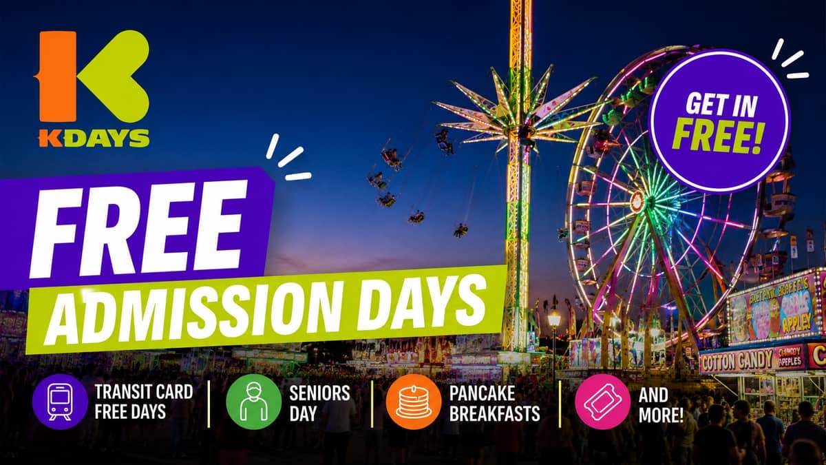 K-Days 2026 Free Admission Days: Get In Free With a Transit Card, Seniors Day, Pancake Breakfasts and More
