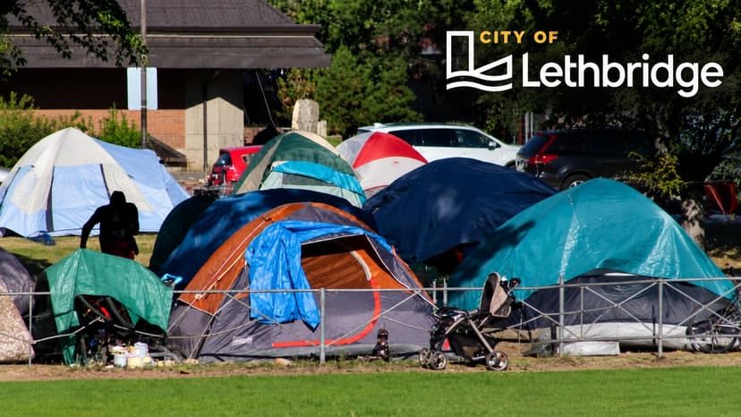 Lethbridge Encampment Calls Down 72% From Last Summer: What the City's 2026 Data Actually Shows