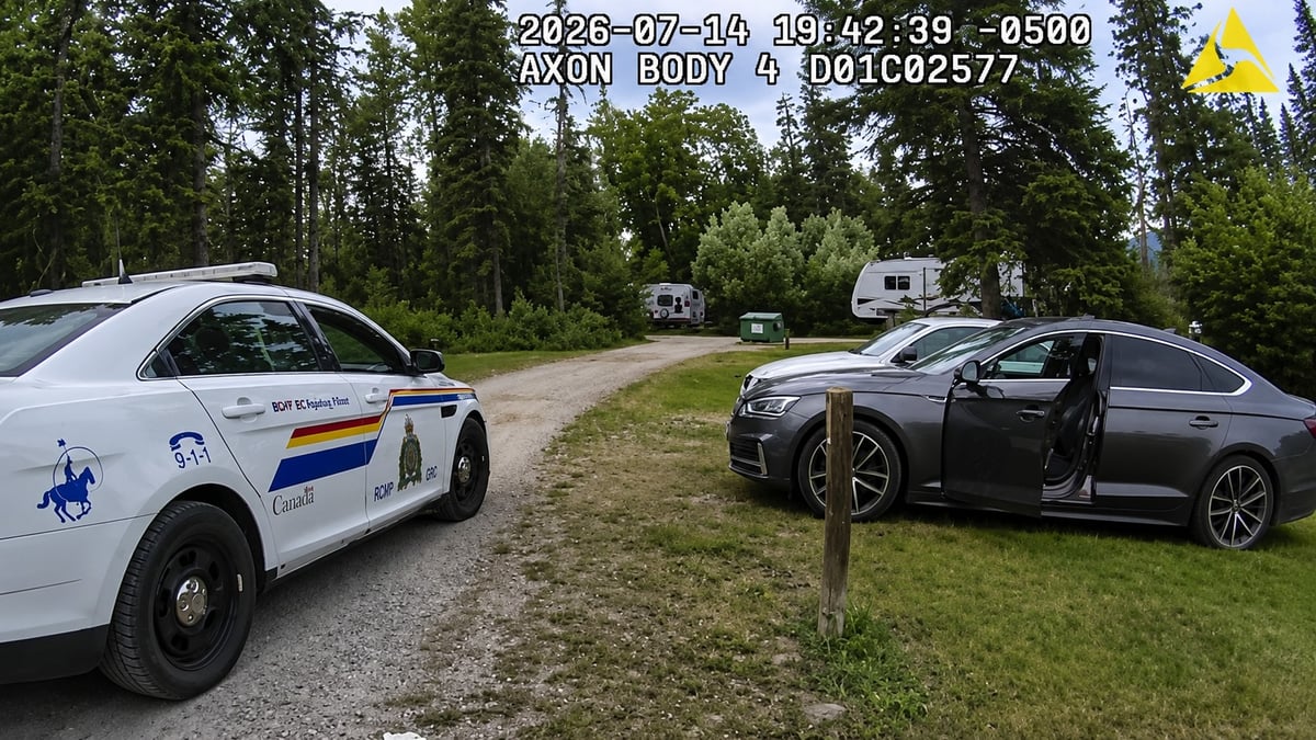 Alberta Driver Caught Going 230 km/h in an 80 Zone Near Fairmont Hot Springs, Police Found Him at a Campground