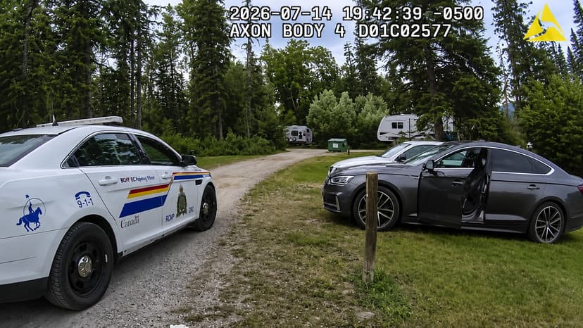 Alberta Driver Caught Going 230 km/h in an 80 Zone Near Fairmont Hot Springs, Police Found Him at a Campground