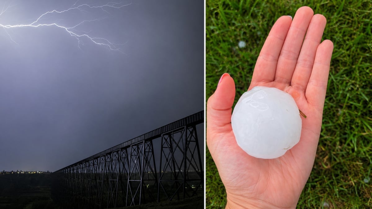 Lethbridge Hail Storm: Red Alerts Issued for Coaldale and Claresholm as Baseball-Size Hail Warnings Hit Southern Alberta