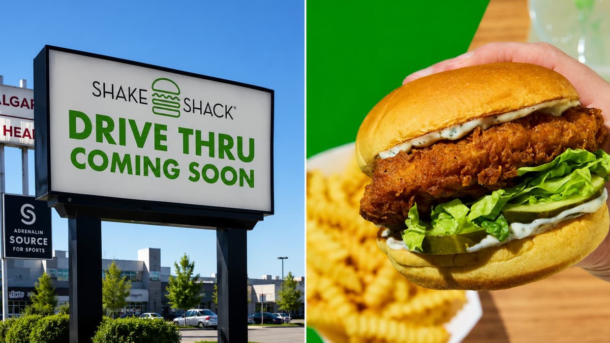Shake Shack’s First Canadian Drive-Thru Opens in Calgary August 27 With Alberta-Exclusive Menu Items