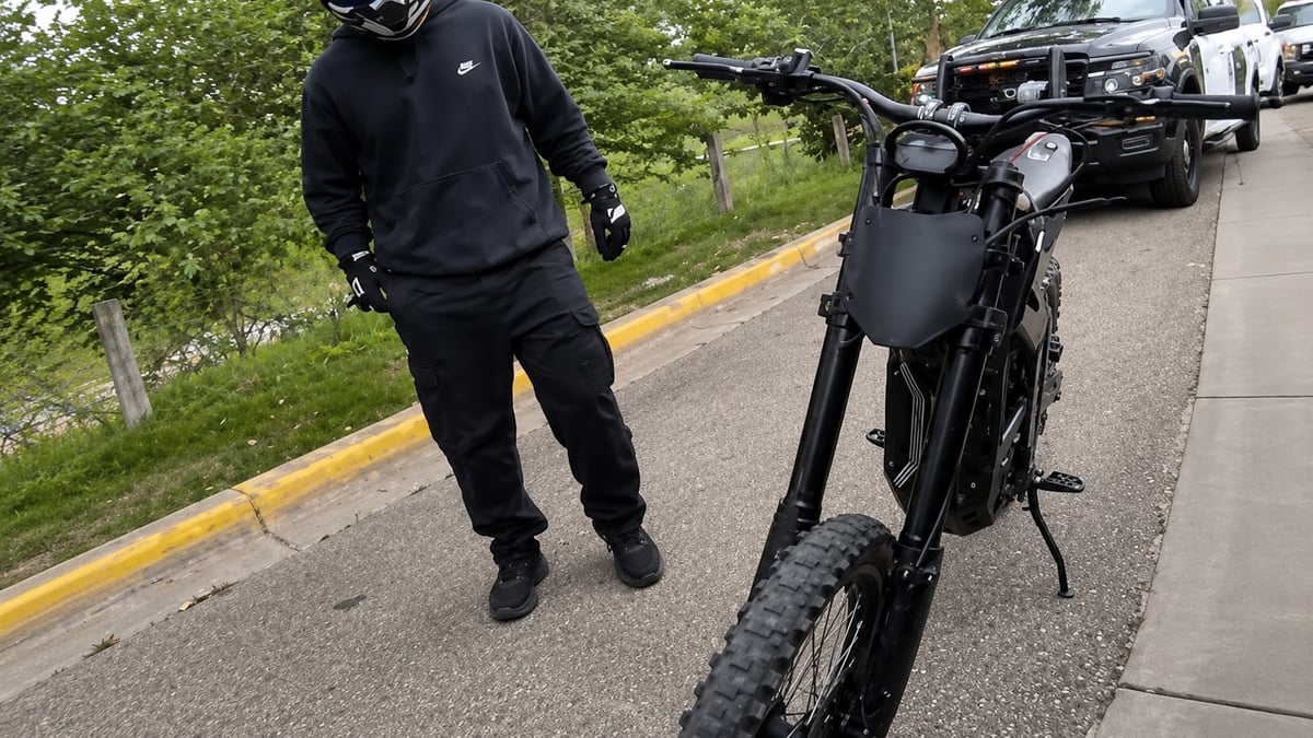 Calgary Youth Charged With Dangerous Driving After Riding Electric Motorcycle Through Citadel at 70 km/h