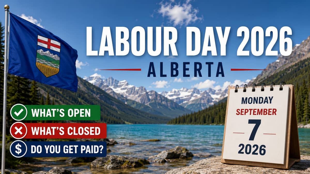 Labour Day 2026 Alberta: What's Open, What's Closed, and Whether You Get Paid