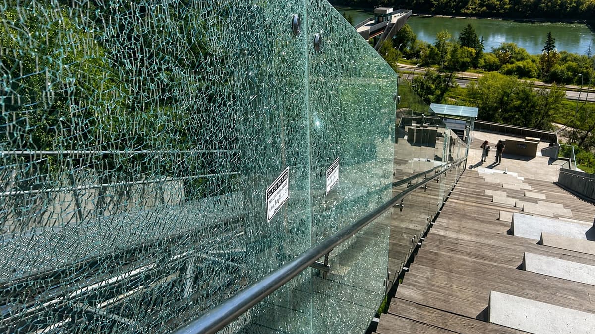 Edmonton Funicular Vandalism: 21 Panels Smashed, One Arrested, Repairs Topping $70,000