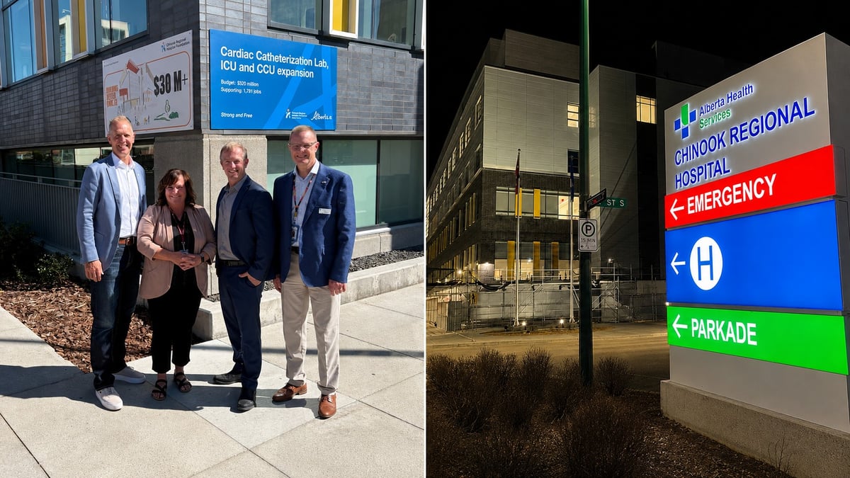 Lethbridge's Chinook Regional Hospital Is Getting a $320M Cardiac and ICU Expansion