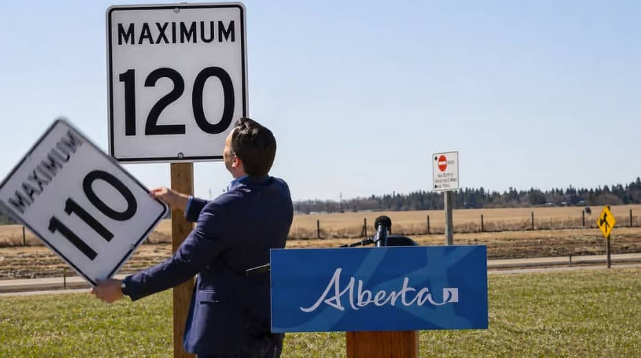 Alberta's 120 km/h Highway 2 Pilot Sees Collisions Fall 17%, Average Speed Hits 119.6