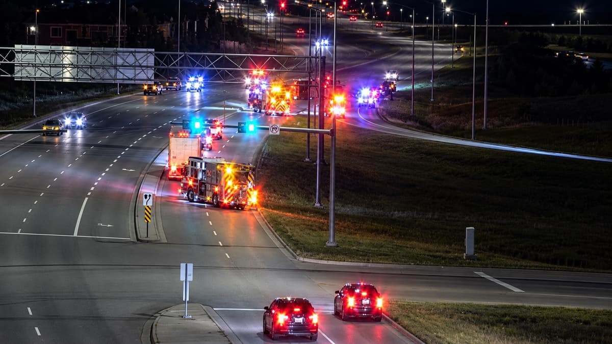 Calgary Semi Rollover Closes Stoney Trail Ramps to Metis Trail