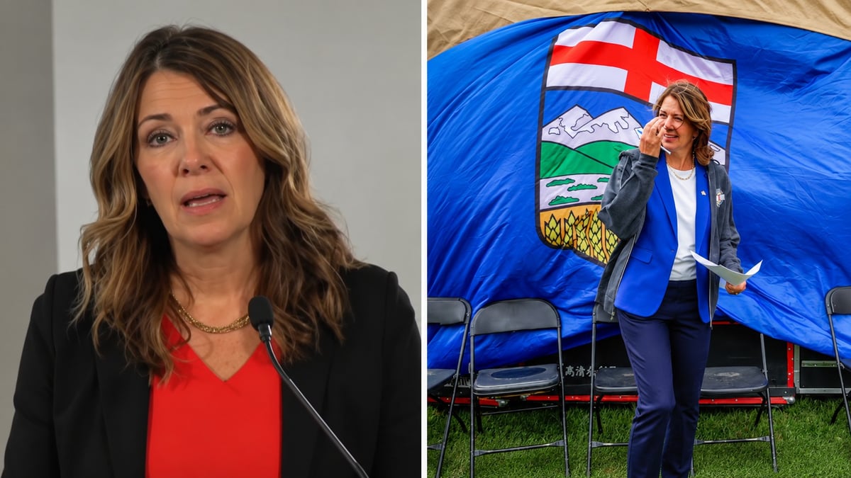 Danielle Smith Chokes Back Tears at Alberta Referendum Forum: 'Does This Country Actually Want Us?'