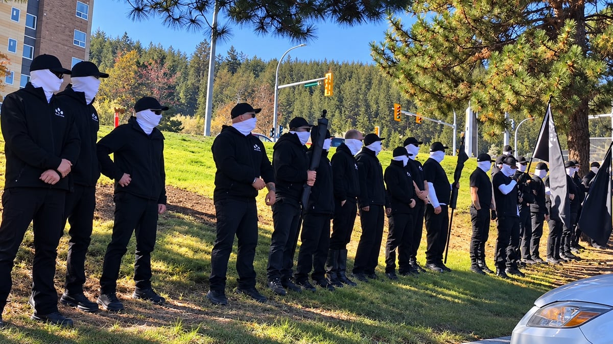White Nationalist Group Second Sons Gathers Near Former Kamloops Residential School Days Before Truth and Reconciliation Day