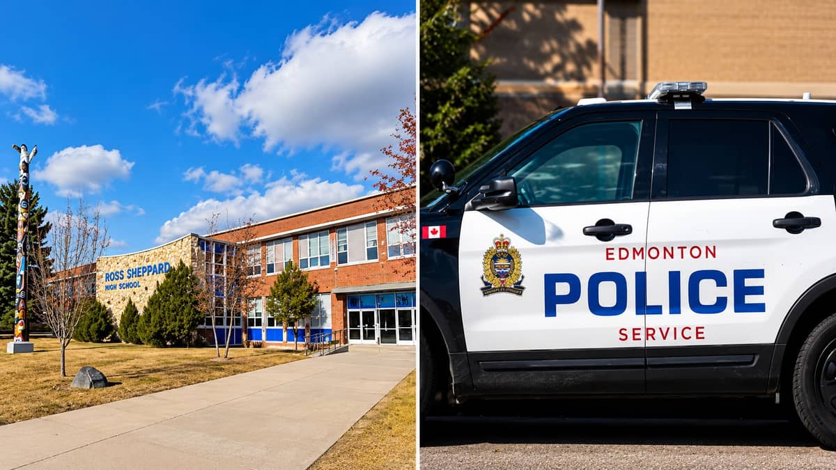Edmonton Ross Sheppard High School Lockdown Ends After Police Find Imitation Gun