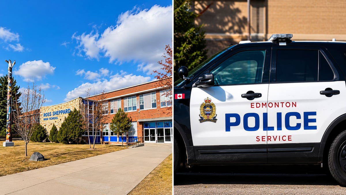 Edmonton Ross Sheppard High School Lockdown Ends After Police Find Imitation Gun