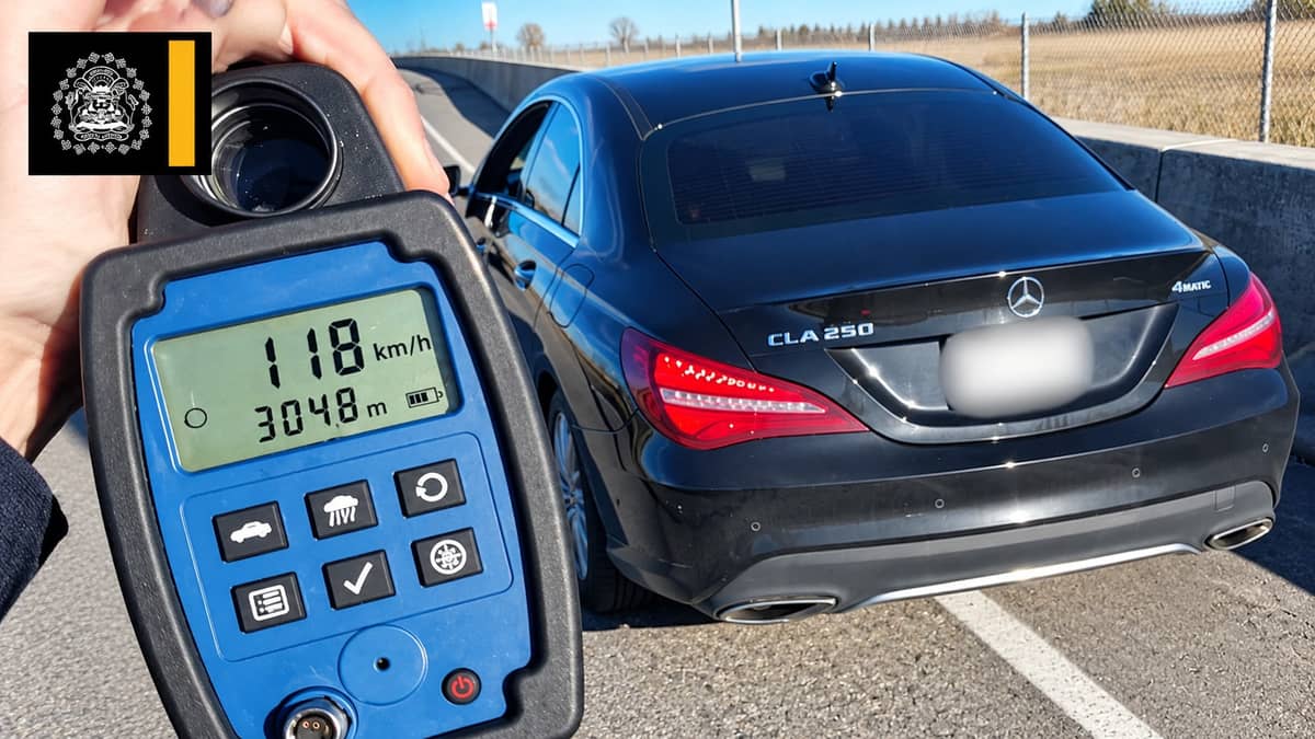 Calgary Driver Caught Going 118 km/h in a 50 km/h Construction Zone