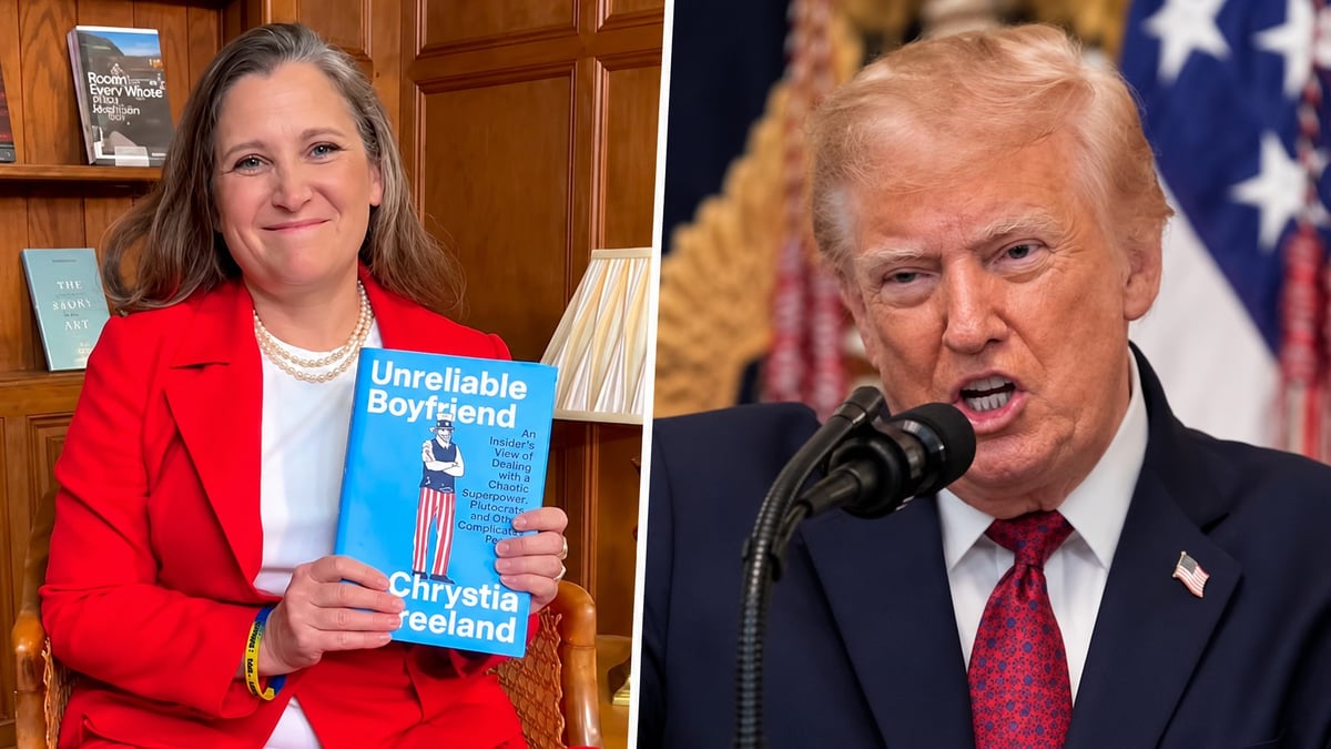 Chrystia Freeland Calls U.S. an 'Unreliable Boyfriend' in New Book as Canada-U.S. Trade War Continues