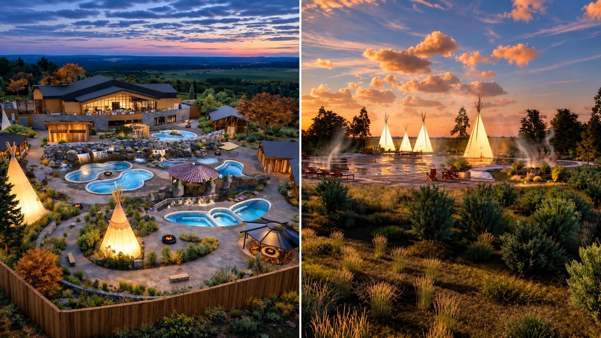 Massive New Indigenous Thermal Spa With Outdoor Pools, Saunas and Steam Rooms Is Coming Near Edmonton