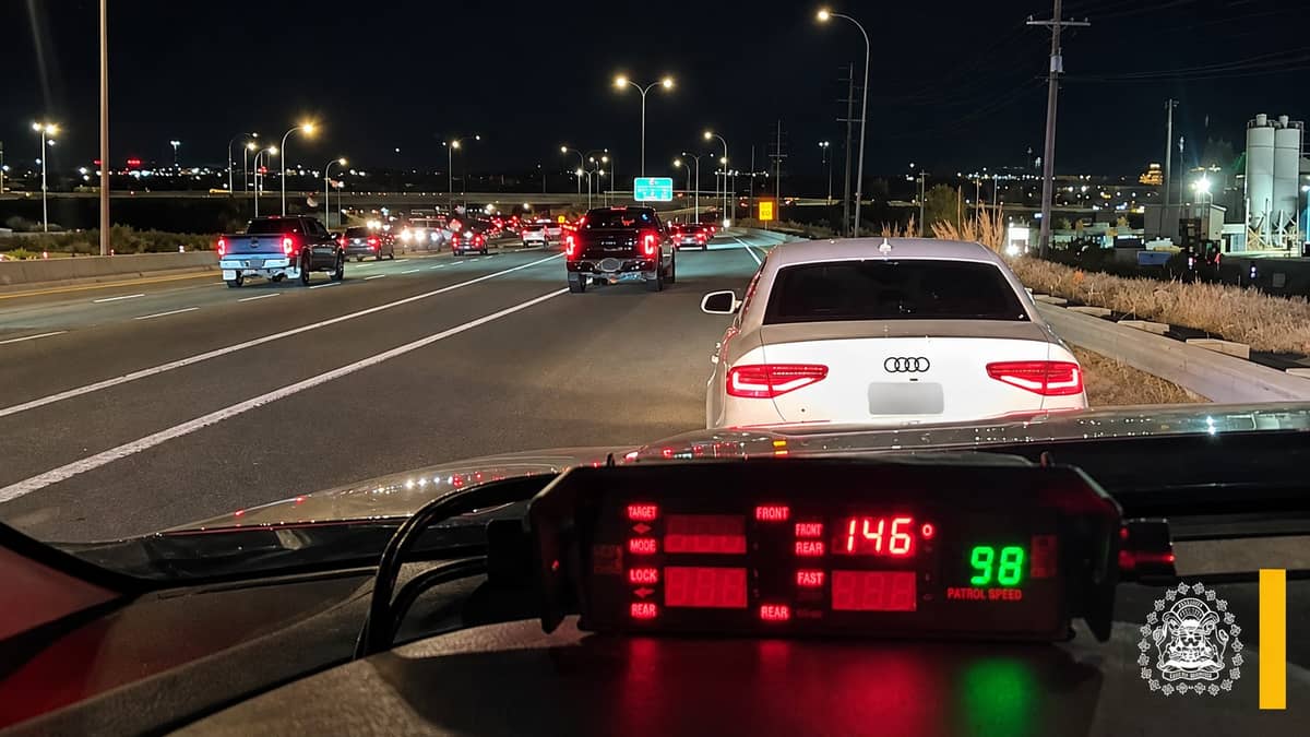 Calgary Learner Driver Caught at 146 km/h in an 80 km/h Zone on Glenmore Trail, With No Supervisor