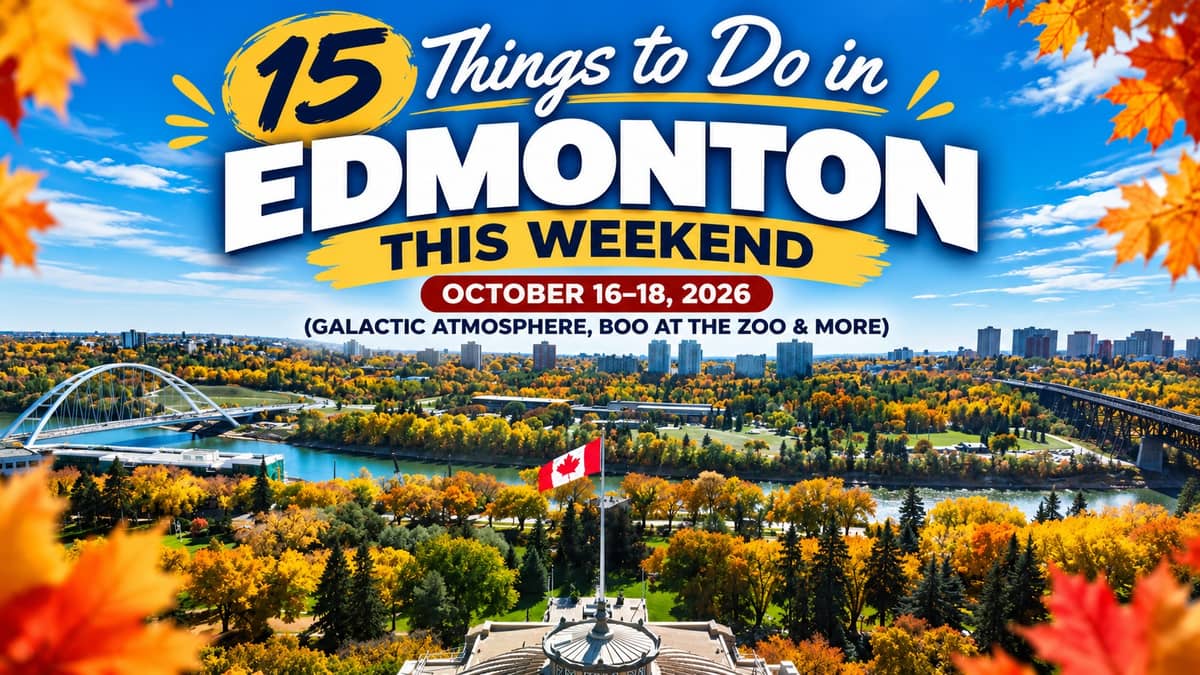 15 Things to Do in Edmonton This Weekend: October 16–18, 2026 (Galactic Atmosphere, Boo at the Zoo & More)
