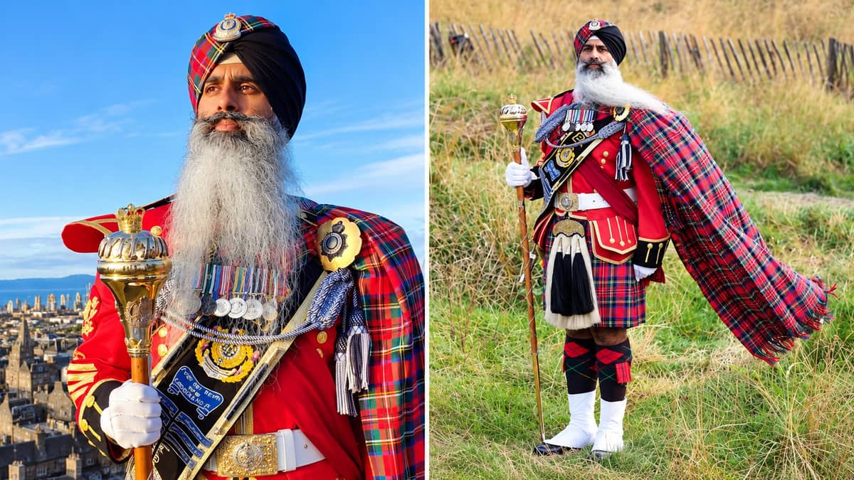 Vancouver Police Officer Suki Sunger Steals the Show in Scottish Kilt and Sikh Turban at Edinburgh Tattoo