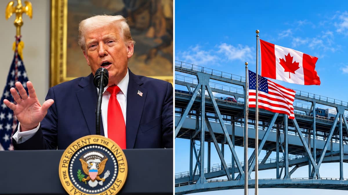 Trump Says Canada Can Keep Hockey and O Canada as 51st State While U.S. Company Sues Over His Tariffs