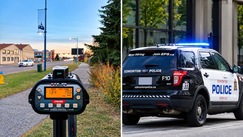 Edmonton Police Catch Motorcyclist Going 134 km/h in 60 km/h Zone on Gateway Boulevard