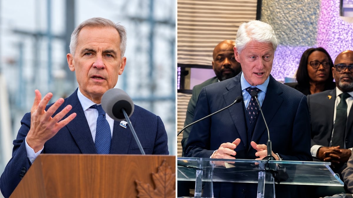 Bill Clinton Says U.S. Treats Canada “Like Dirt,” Calls Mark Carney “About the Most Well-Qualified Leader in the World”